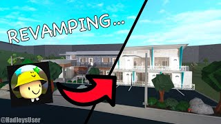 REVAMPING Regain RiOTs Motel in BLOXBURG [upl. by Balling]