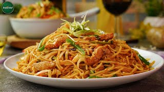 Chicken Chow Mein Recipe Restaurant Style by SooperChef [upl. by Koy]