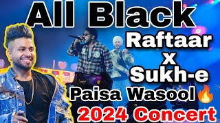 All Black Raftaar  Raftaar latest 2025 concert 🔥🤯 JLN stadium raftaarmusichornokpleaseji [upl. by Zaria]