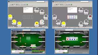 Hydra Poker Bot automatically playing on 888Poker [upl. by Sukey]