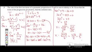 SEQUENCE IGCSE ADD MATHS CONTD [upl. by Lovering]