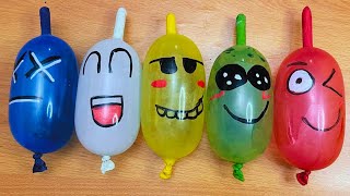 Balloons Slime Making Slime With Funny Balloons  Satisfying Slime Video [upl. by Nitsirhc510]