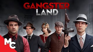 Gangster Land  Full Action Crime Movie [upl. by Kcirdlek57]