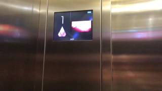 Cayan Tower in Dubai lift speed from 0 to 69 floor [upl. by Joice]