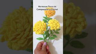 ¡¡Flores de Cempasúchil a Crochettutorialtejidosflores [upl. by Rudy]