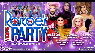 Choriza May amp Scarlett Harlett Roscoes RPDR UK 4 Viewing Party with Naysha Batty amp Kara [upl. by Dyl]