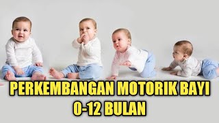 Tahap Perkembangan Motorik Bayi Usia 012 Bulan yang Normal [upl. by Aicissej]