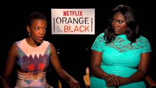 Orange is the New Blacks Samira Wiley and Danielle Brooks Interview  AfterEllen [upl. by Penthea766]