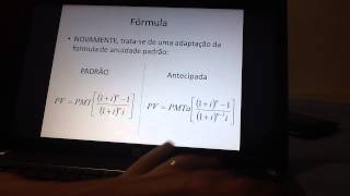 Aula de Anuidades antecipadas diferidas e perpetuas [upl. by Oilime]