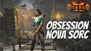 7 Nova Obsession Rune Word Staff Build Patch 26  Diablo 2 Resurrected [upl. by Mendez]