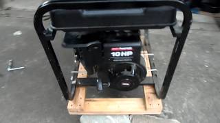 Briggs and Stratton 10 hp generator start up and review [upl. by Larsen]