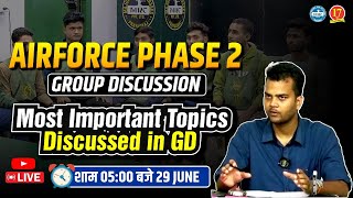 Airforce GD Important Tips  Most Important Topics In GD  Air Force Phase 2 Preparation  MKC [upl. by Xanthe]