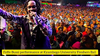 Feffe Bussi performance at Kyambogo University Freshers Ball feffebussi [upl. by Artimid94]