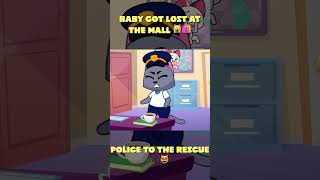 🙀BABY IS MISSING👮‍♂️animation kids funny [upl. by Aneerb]