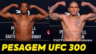 PESAGEM OFICIAL DO UFC 300 [upl. by Wittie]