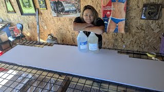 Peterbilt 379 Sleeper Epoxy Floor Pour [upl. by Norval641]