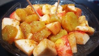 Sweet Potato Chaat  Chatpati Chaat Recipe  Fruit Chaat Chutney Recipe  RECIPE 62 [upl. by Averell]