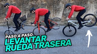 😁 Cómo LEVANTAR la RUEDA TRASERA invertido con cualquier BICI Paso a paso 👇 [upl. by Haerr662]