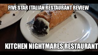 5 star review Italian Restaurant Luigis Ditalia kitchen nightmare [upl. by Aivirt]