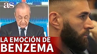 El FINAL del DISCURSO de FLORENTINO que dejó a BENZEMA con el LABIO TEMBLANDO  DIARIO AS [upl. by Fougere942]