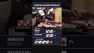 DANIEL NEGREANU VS ALLIN BLUFF poker pokershorts [upl. by Aseyt417]