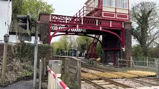 Wylam Station Level Crossing Northumberland Thursday 18042024 [upl. by Odraner268]