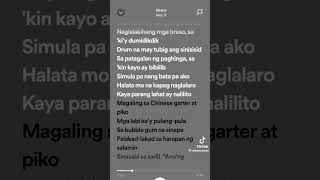 Sirena by Gloc 9 lyrics [upl. by Yeleak]