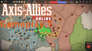 Axis and Allies 1942 Online gameplay 1 [upl. by Acinet453]