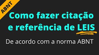 Como fazer CITAÇÃO DIRETA CURTA e LONGA na nova NORMA ABNT 2023 Exemplo prático no Word [upl. by Rechaba256]