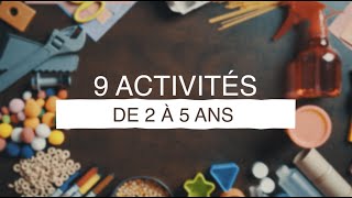 9 ACTIVITÉS AMUSANTES À FAIRE AVEC LES ENFANTS POUR DÉVELOPPER LA MOTRICITÉ FINE [upl. by Ateekahs903]