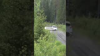 Rally AurskogHøland SS2 011 shorts rallycar ralley rally [upl. by Wolfy]