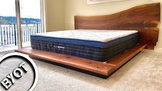 DIY BED FRAME  PLATFORM BED [upl. by Alrahc]