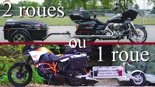 Remorque moto une roue ou deux roues [upl. by Iahcedrom760]