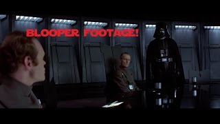 Star Wars A New Hope Grand Moff Tarkin Peter Cushing Blooper Footage [upl. by Llennahs]