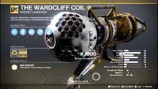 The Wardcliff Coil Exotic Weapon amp Catalyst – Destiny 2 [upl. by Ynavoeg]