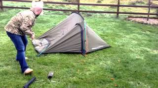 Pitching the Vango Banshee 200 Tent [upl. by Ahsaei]