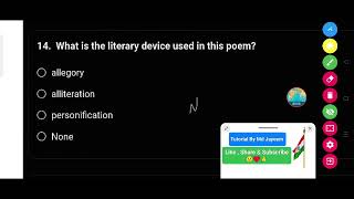 What is the literary device used in this poem [upl. by Aram377]