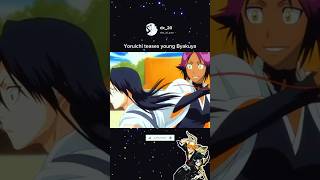 yoruichi teases young Byakuya Kuchiki 🤭 bleach anime shorts fypシ゚ [upl. by Eisak]