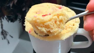 Vanilla mug cake in 1 minute [upl. by Melville]