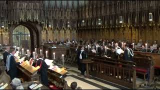 Salve Regina  Nicolas Gombert His Masters Voices in York Minster [upl. by Akemor]