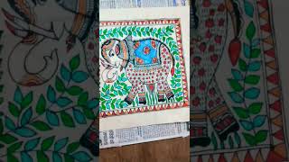 learn Madhubani paintinglearnhowtomakemadhubanipainting [upl. by Siegler436]