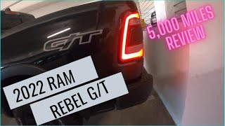 2022 Ram Rebel GT  Quick Review after 5000 Miles [upl. by Alleahcim446]