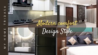 Modern Comfort I Home Tour I My home Tridasa I 3bhk I 1840sft [upl. by Haughay]