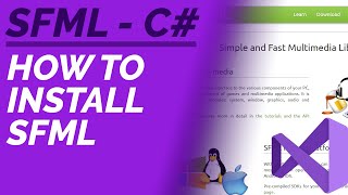 How To Reference SFML in Visual Studio  C SFML Tutorial 0 [upl. by Neirual877]