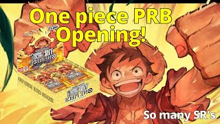 PRB OPENING  CAN WE PULL A GOD PACK  ONE PIECE TCG [upl. by Atinot]