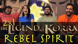 The Legend of Korra  2x1 Rebel Spirit  Group Reaction [upl. by Jovita820]