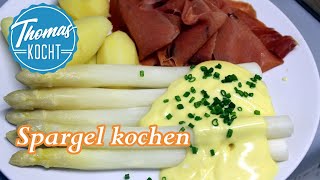 Spargel einfach kochen und schälen [upl. by Kirat]