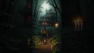 Haunted House One Girls Alone with Her Candle artificialintelligence haunted shorts [upl. by Odnolor]