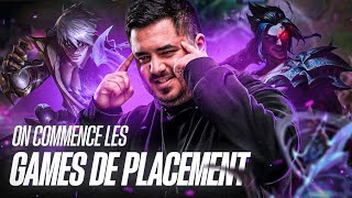 MES PREMIERES GAMES DE PLACEMENT  League Of Legends🔥 [upl. by Adnuahsal]