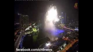 2014 Marina Bay Fireworks [upl. by Muhcan]